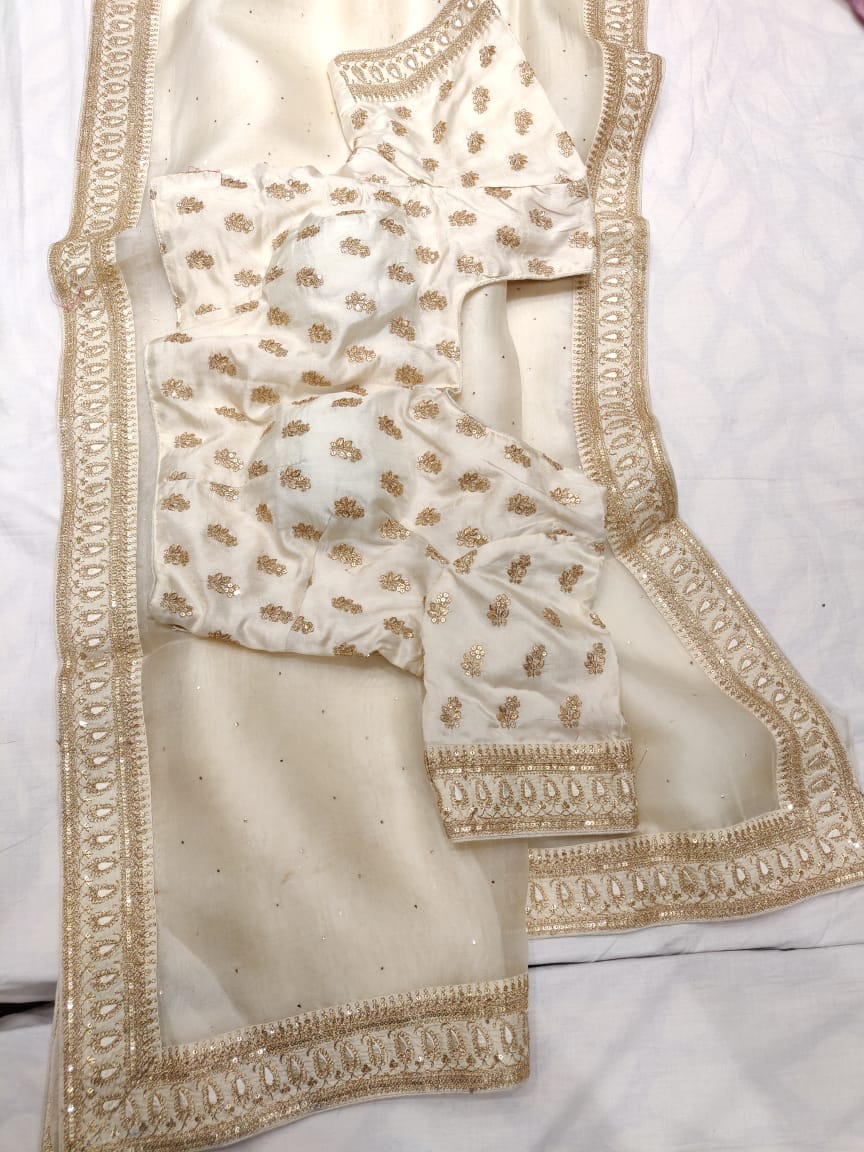Sabyasachi inspired Mukesh saree - Saffronfashionindia