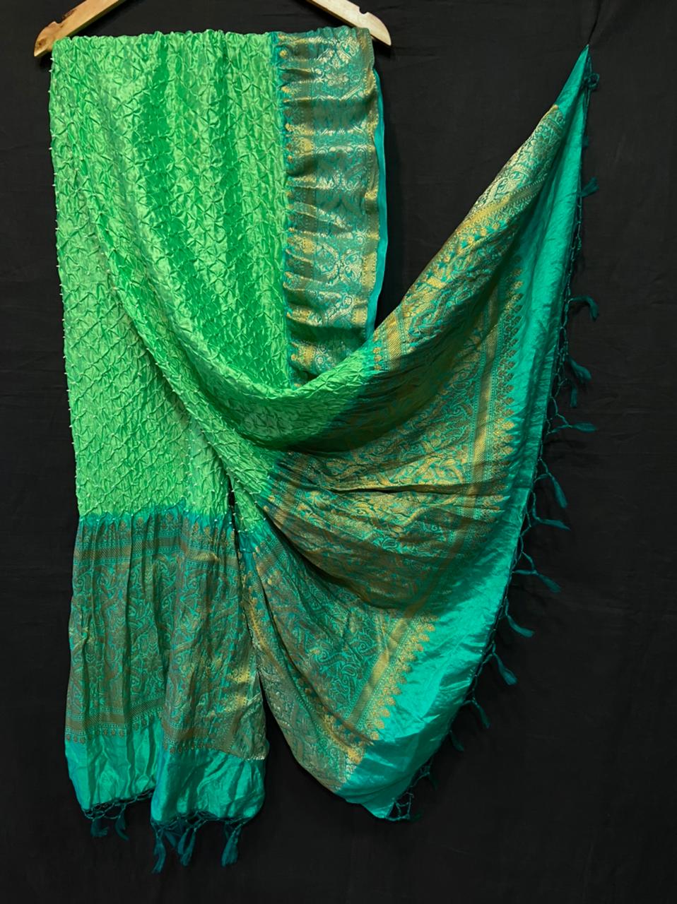 Xenish kanjivaram dupatta - Saffronfashionindia