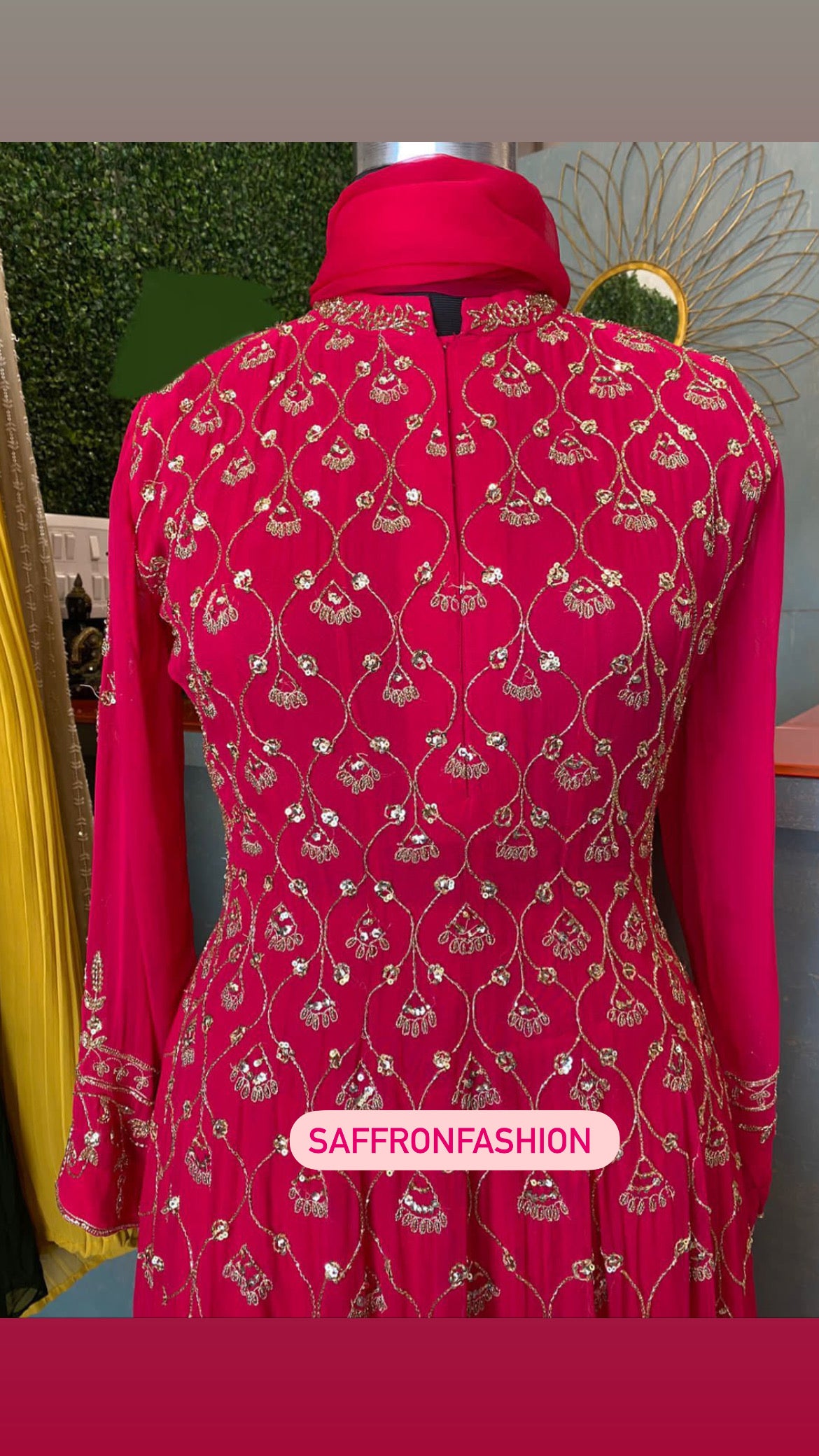 Leena Lal sangeet dress - Saffronfashionindia