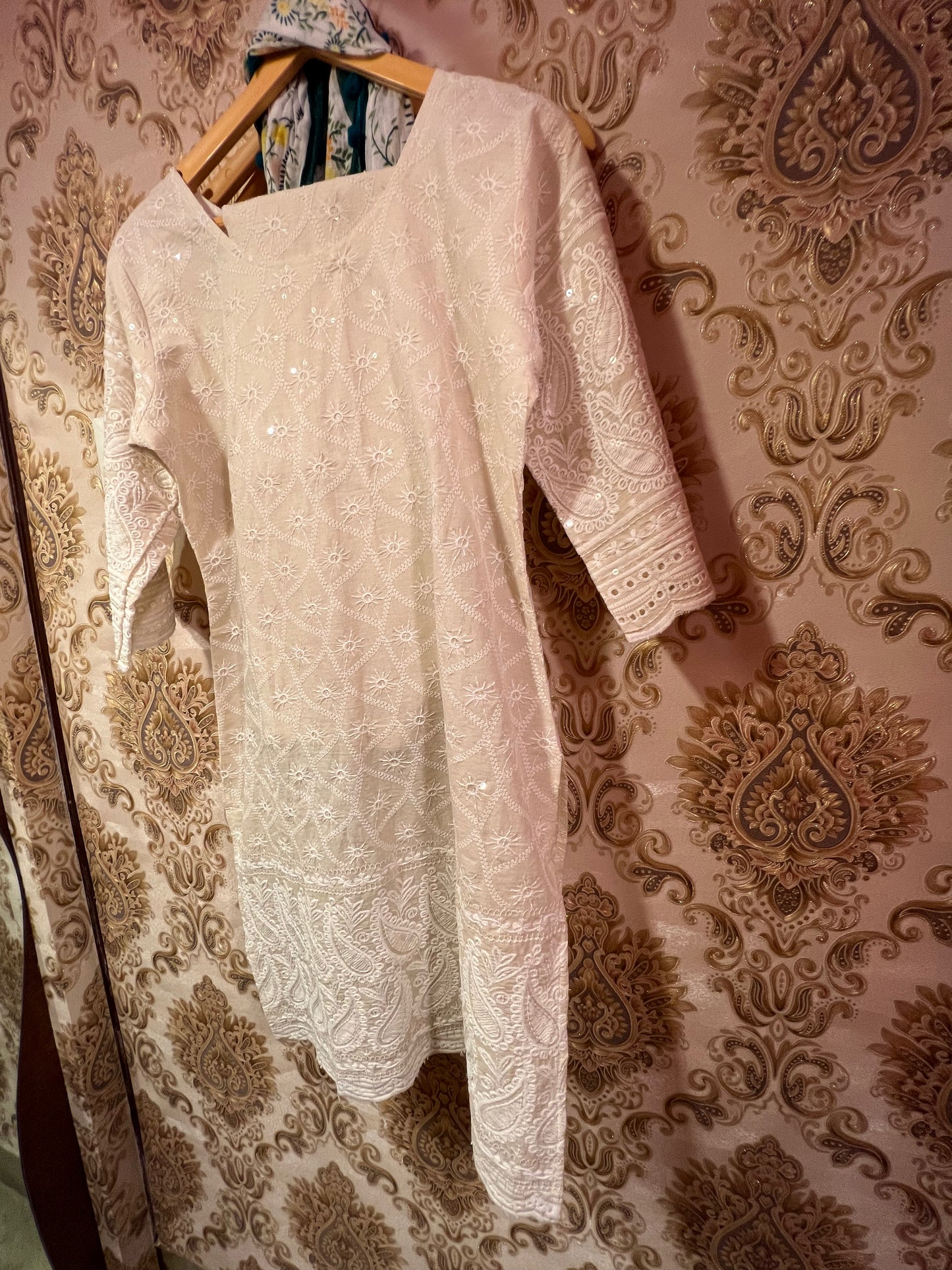 Chikankari Kurti set - Saffronfashionindia