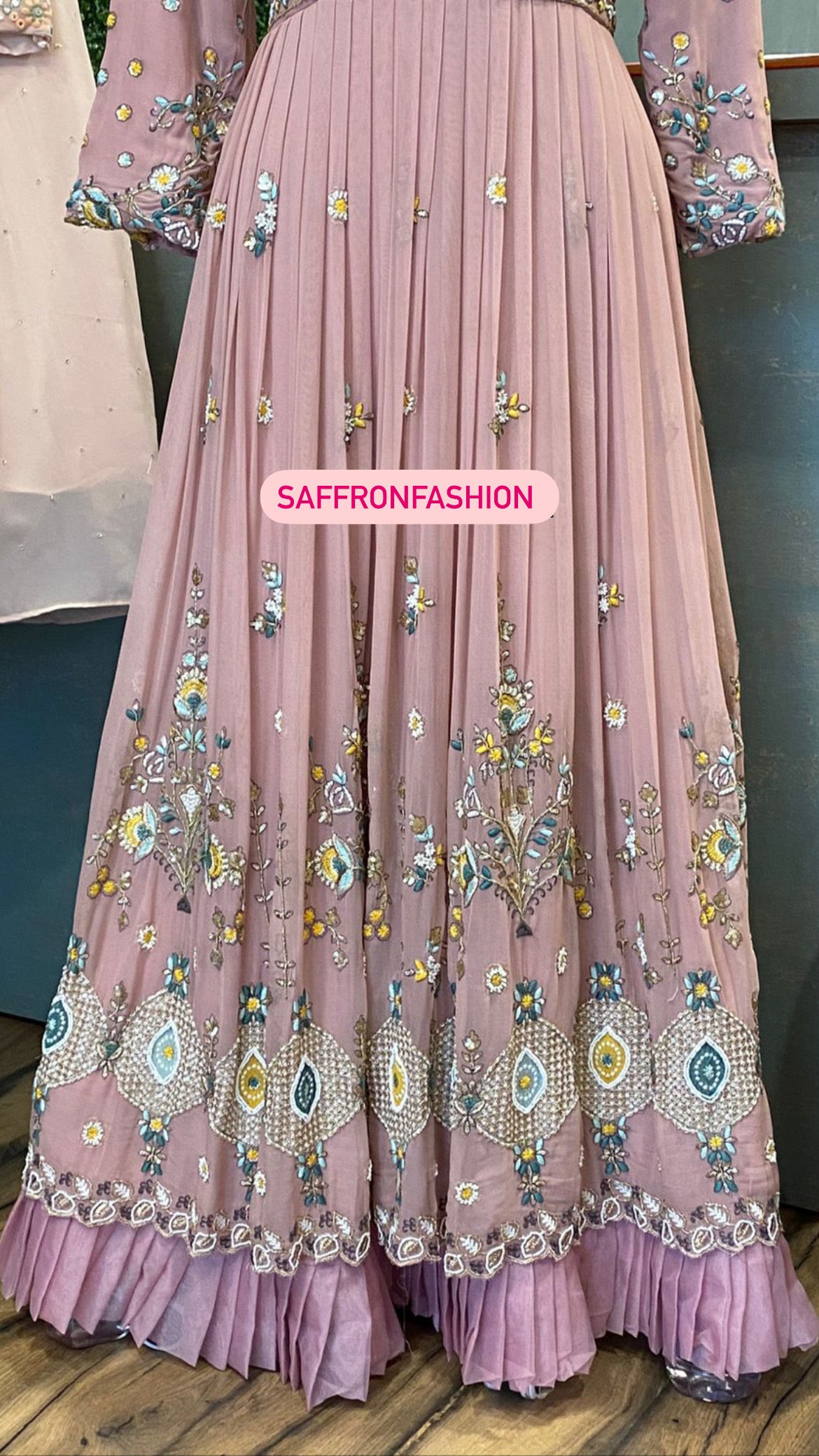 Anarkali dress - Saffronfashionindia
