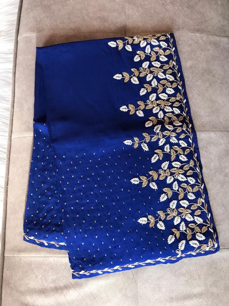 Ravisha premium organza silk saree - Saffronfashionindia