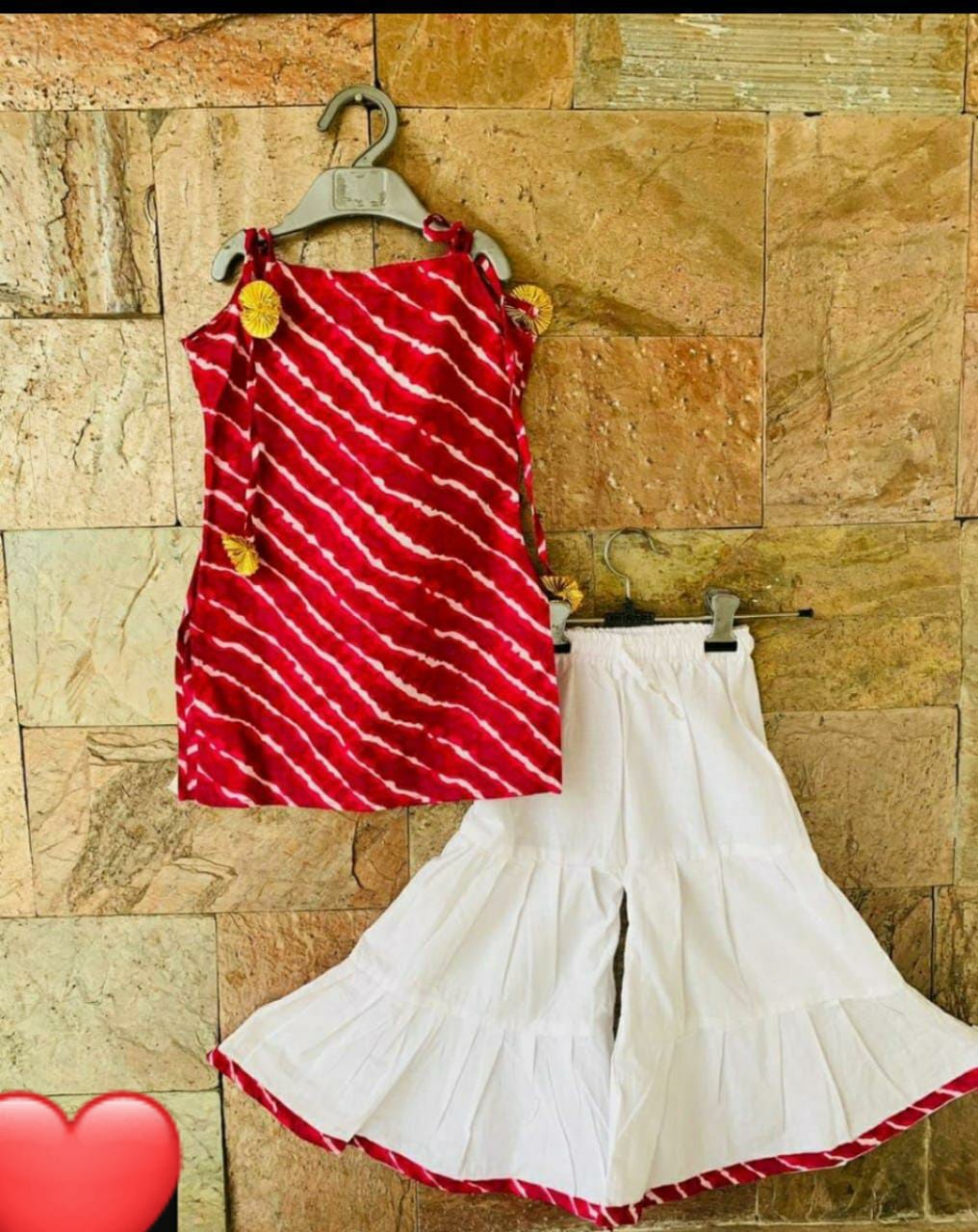 Tutu kids palazzo set - Saffronfashionindia