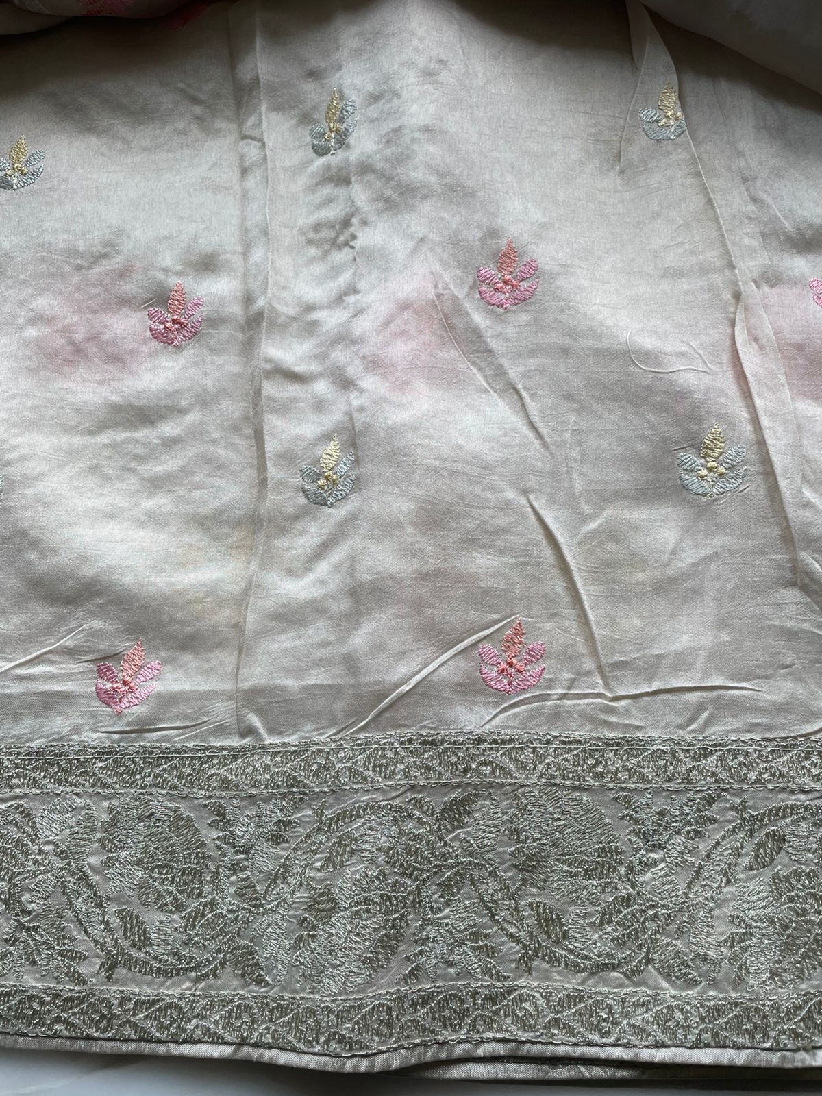 Fairse organza saree - Saffronfashionindia