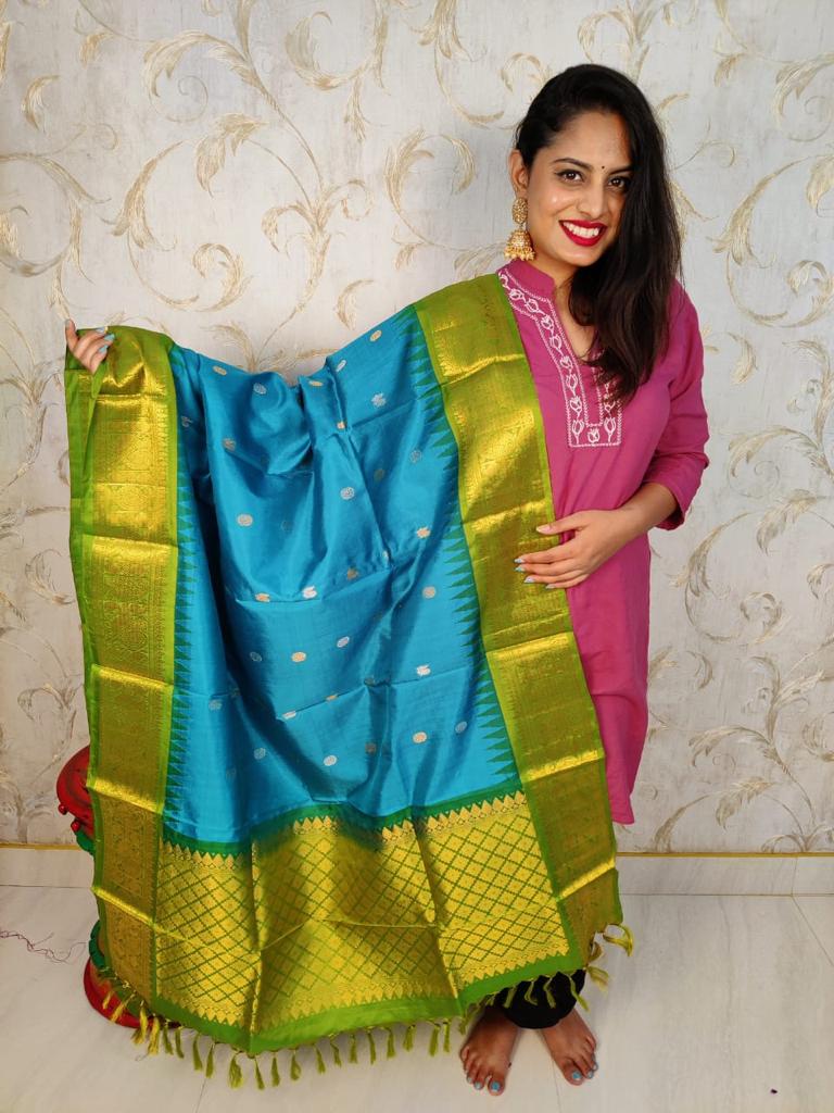 Gadwal dupatta - Saffronfashionindia