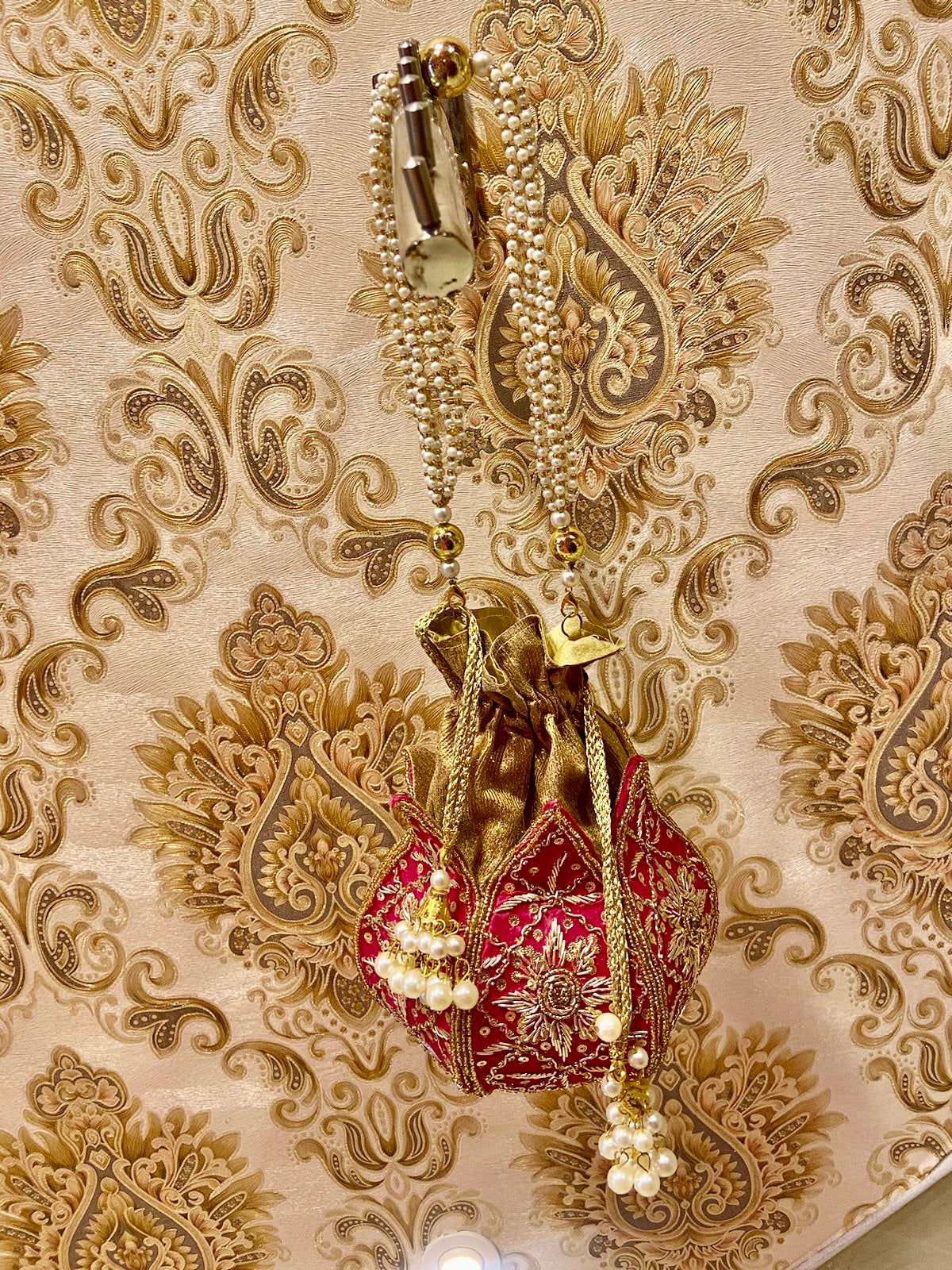 Lotus potli - Saffronfashionindia