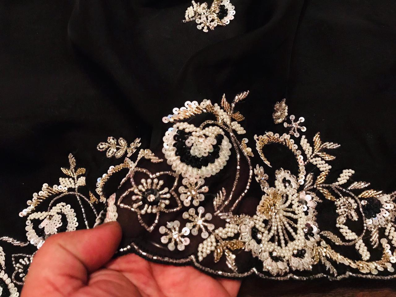 Shuvita organza posh saree - Saffronfashionindia
