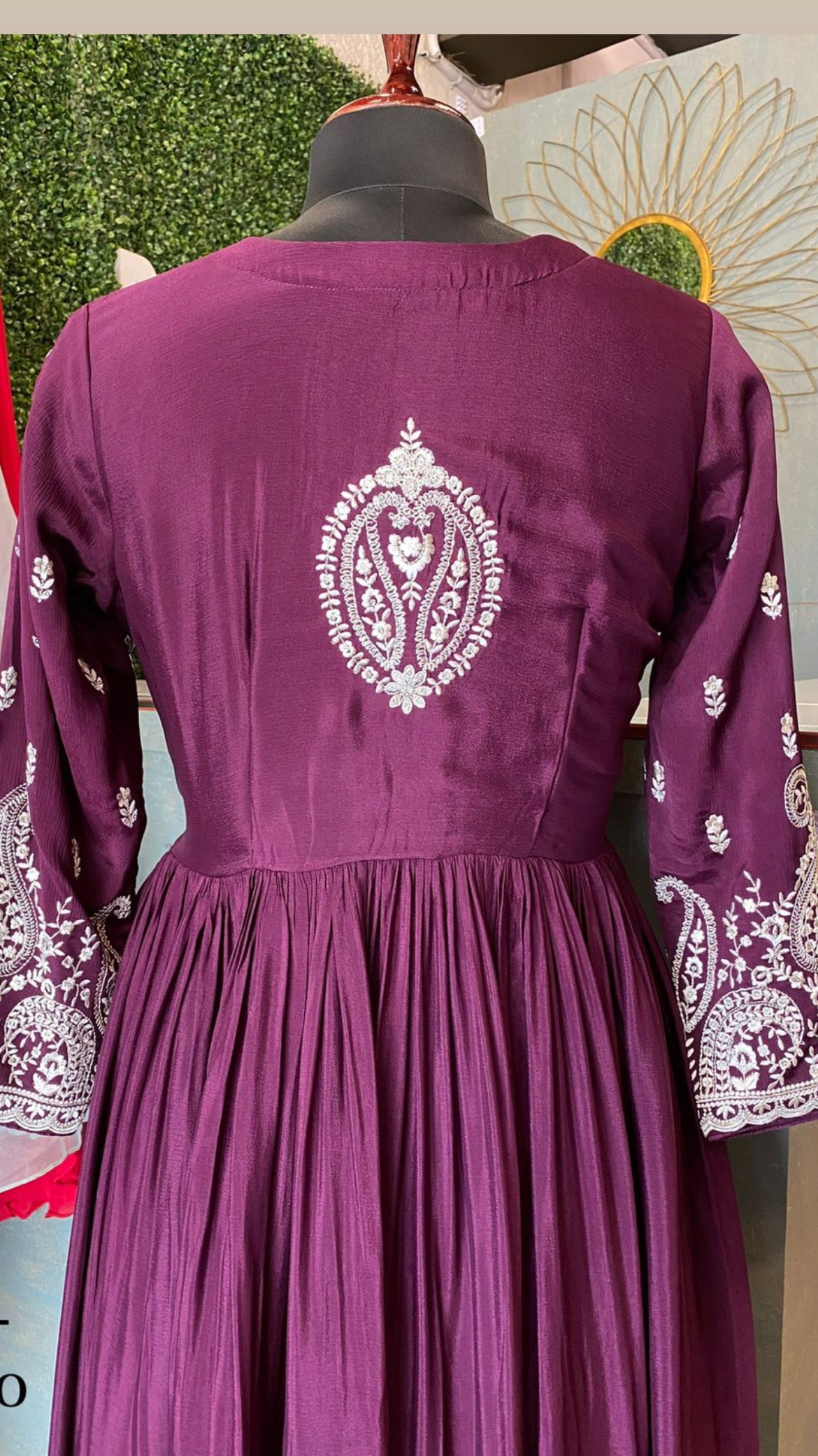 Sangeet long kurta dress - Saffronfashionindia