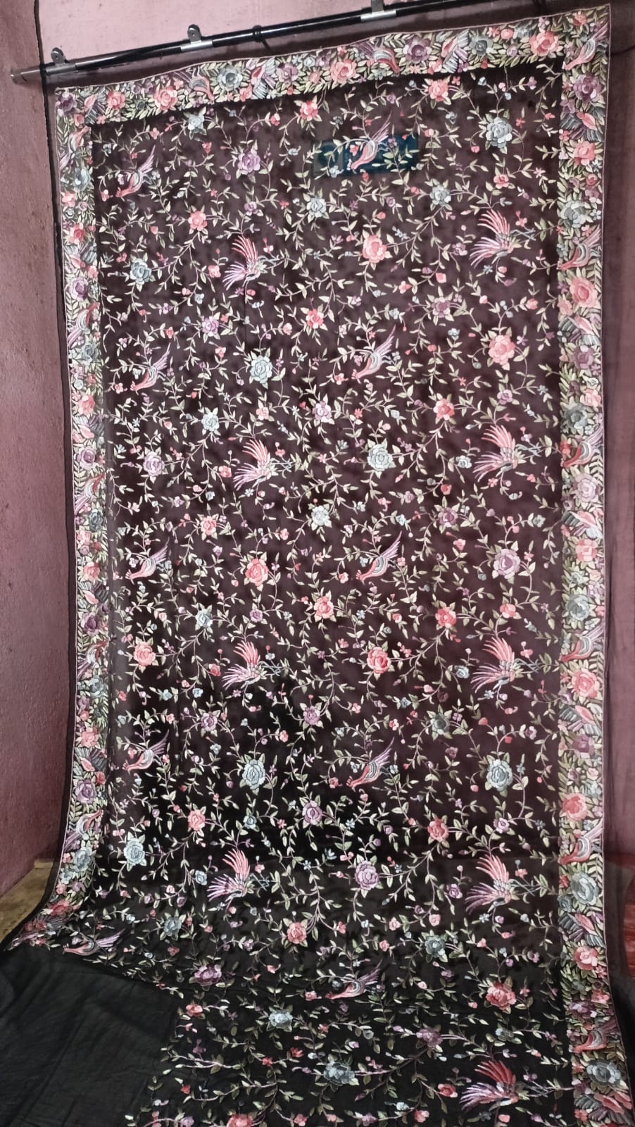 Mayera Parsi saree Authentic Parsi gara sarees blouse SaffronFashionindia, SaffronFashion
