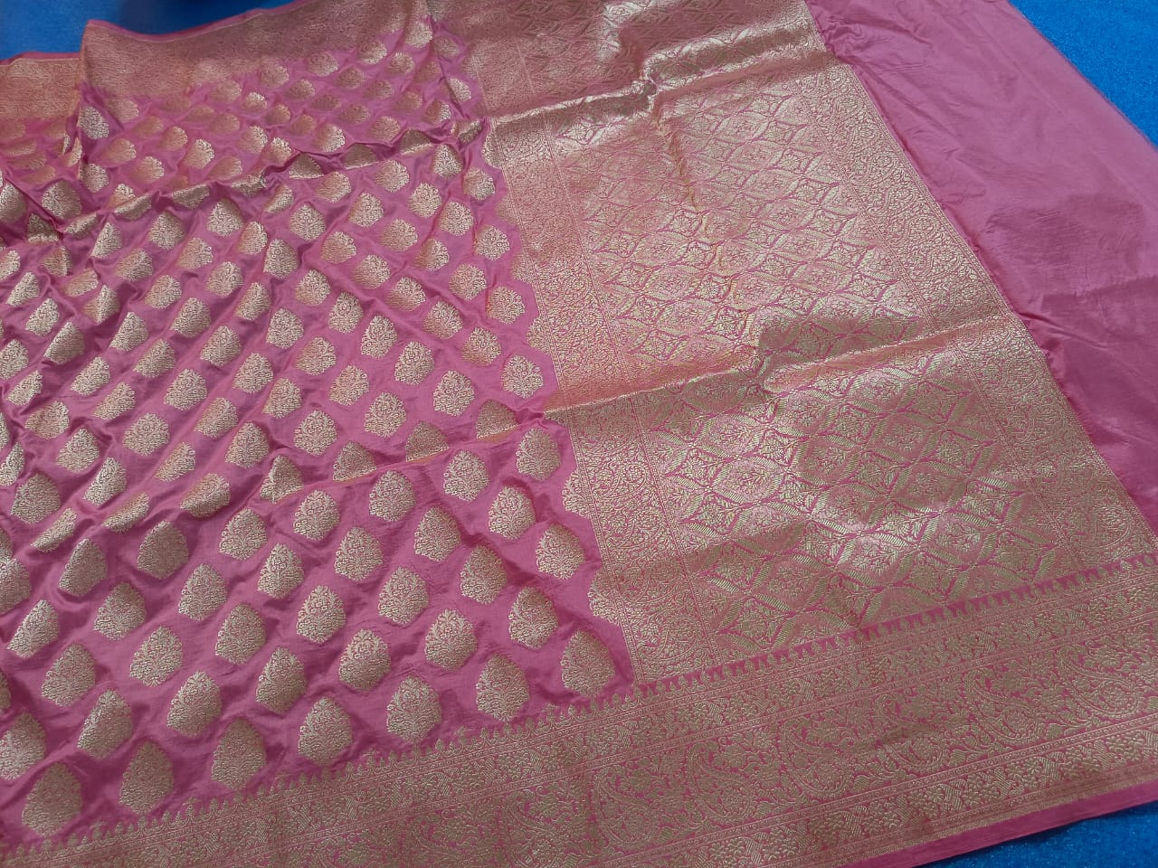 Katan Banarsi dupatta - Saffronfashionindia
