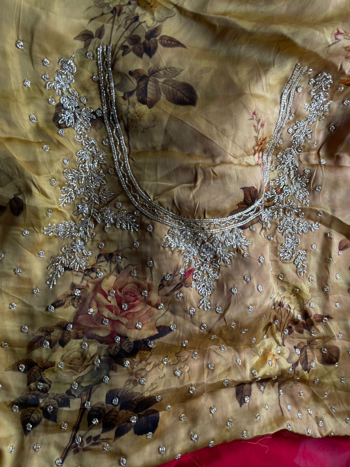 Glamorous partywear saree - Saffronfashionindia