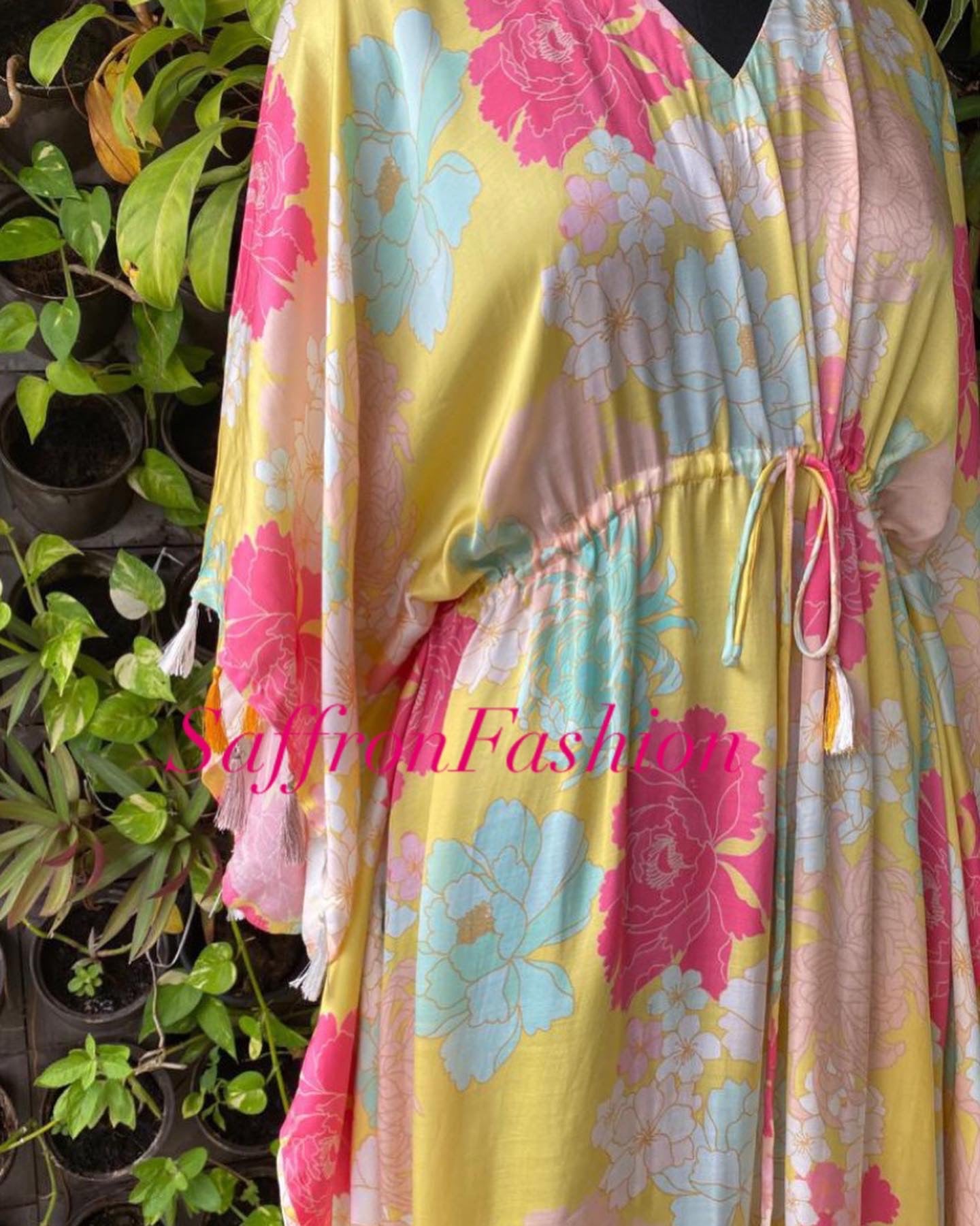 Premium kaftan dress - Saffronfashionindia