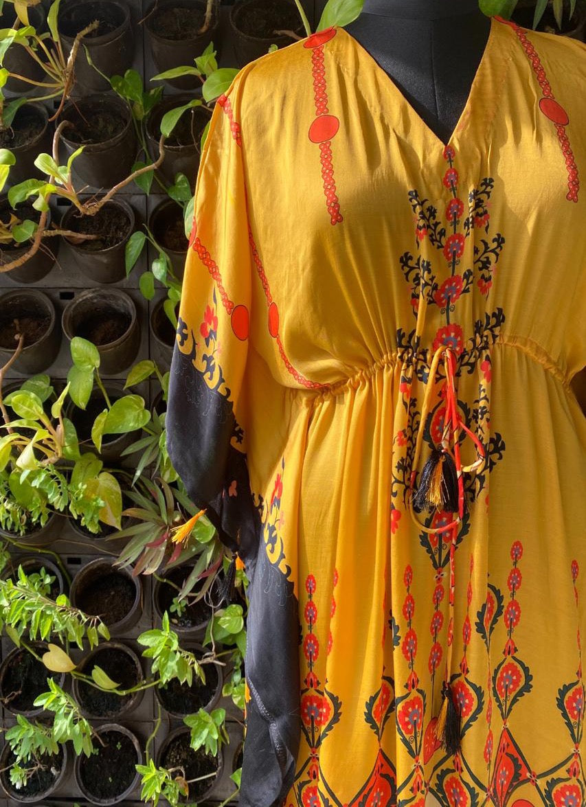 Designer kaftan - Saffronfashionindia