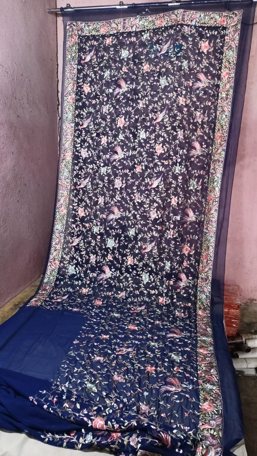 Mayera Parsi saree Authentic Parsi gara sarees blouse SaffronFashionindia, SaffronFashion