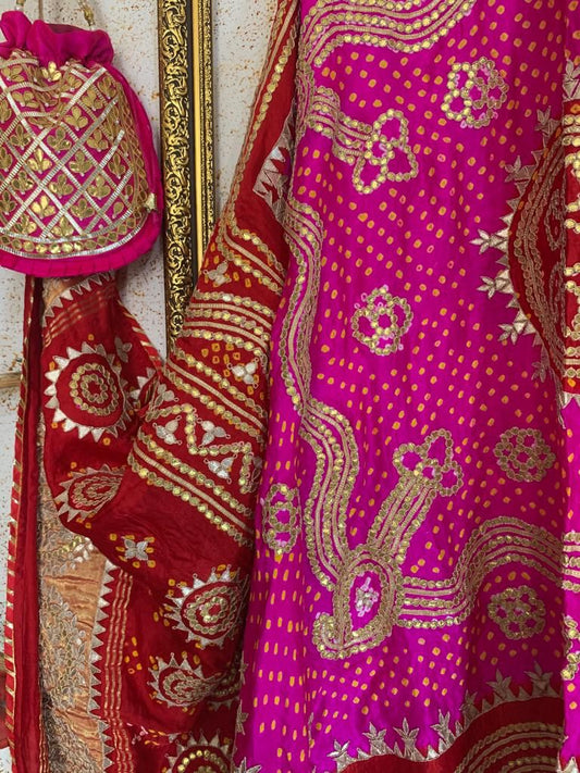 Nazni gajji silk dupatta - Saffronfashionindia