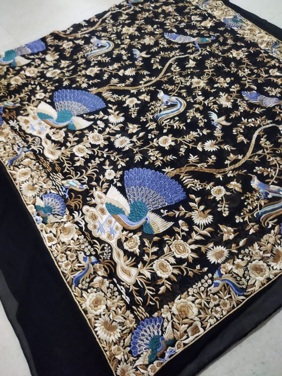 Manipura Parsi dupatta - Saffronfashionindia