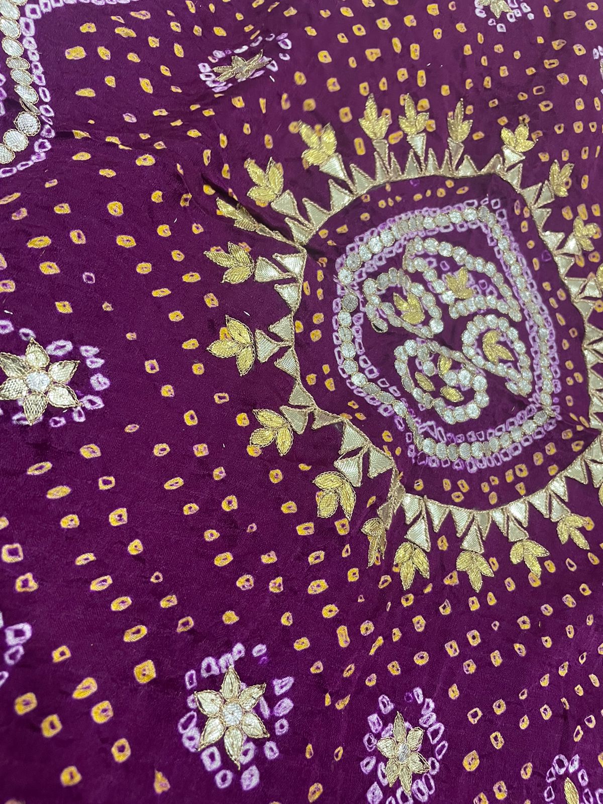 Guinea gaji silk dupatta - Saffronfashionindia