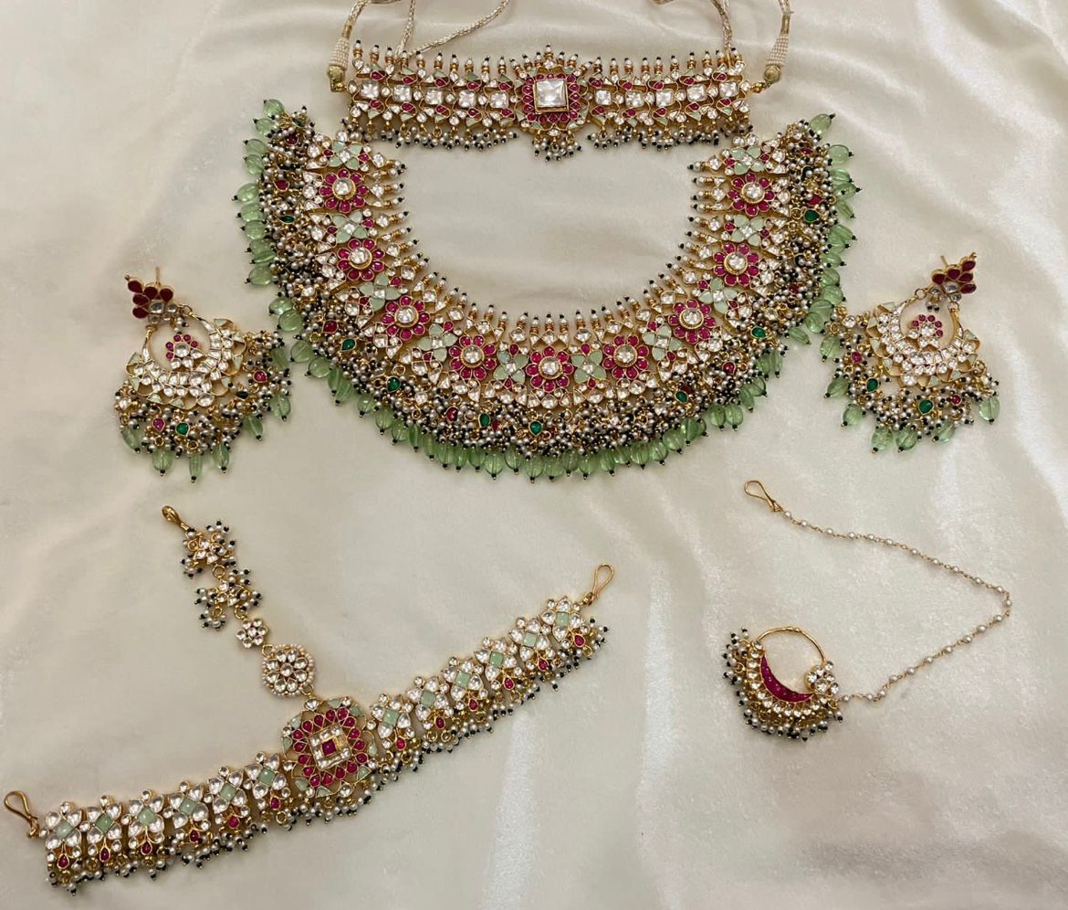 Avram bridal set - Saffronfashionindia