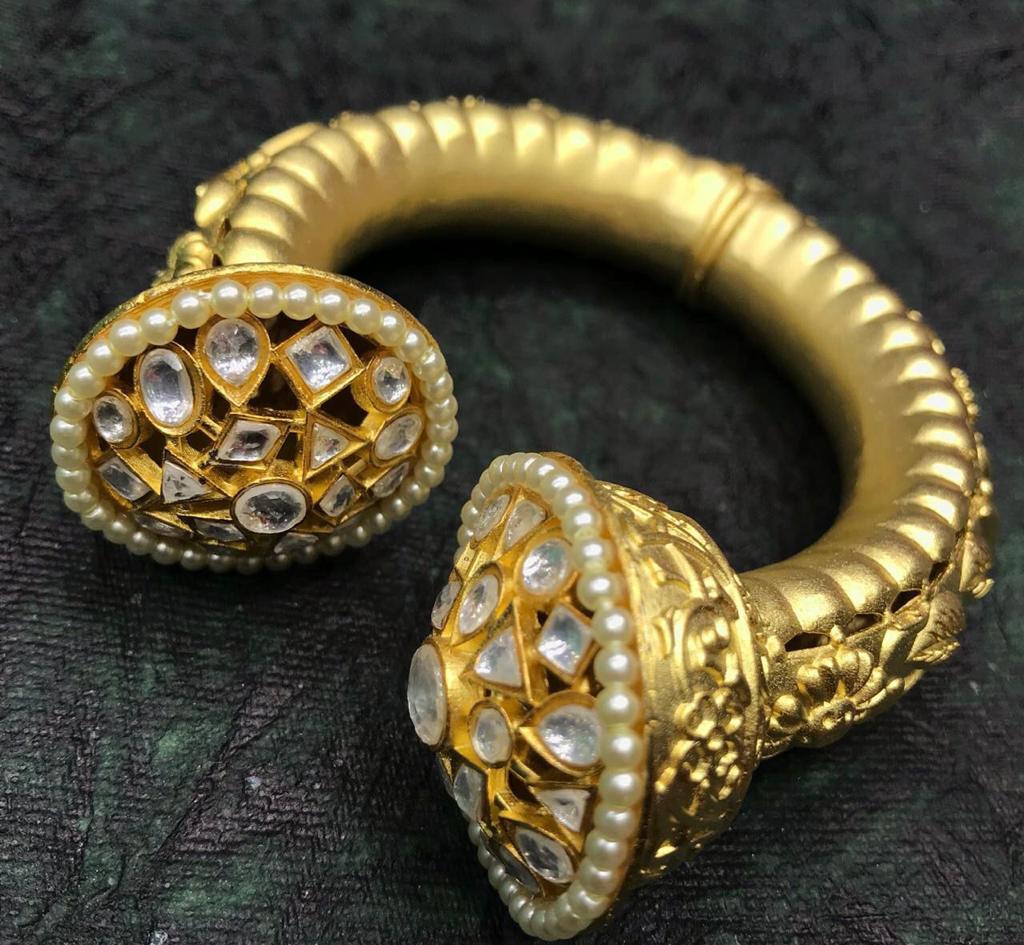 Ruhani polki Kundan kada - Saffronfashionindia