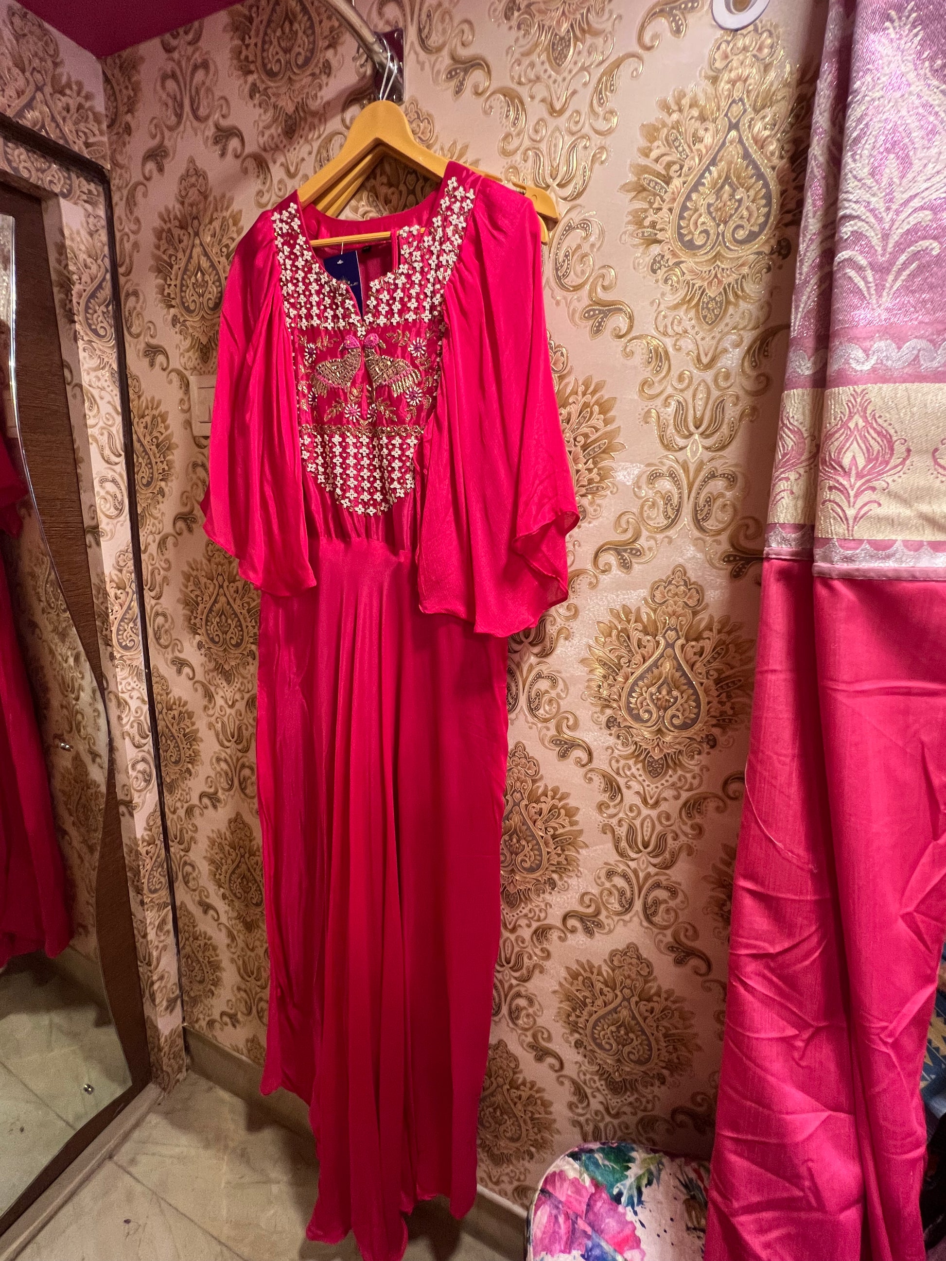Valentine inspired dress,,,,gown - Saffronfashionindia