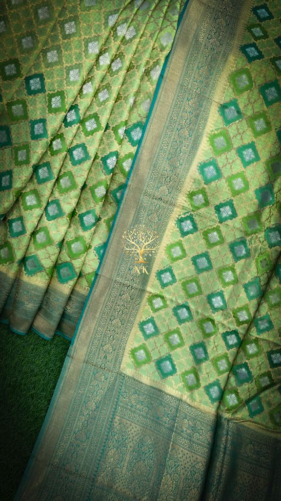 Rimjhim soft silk saree - Saffronfashionindia