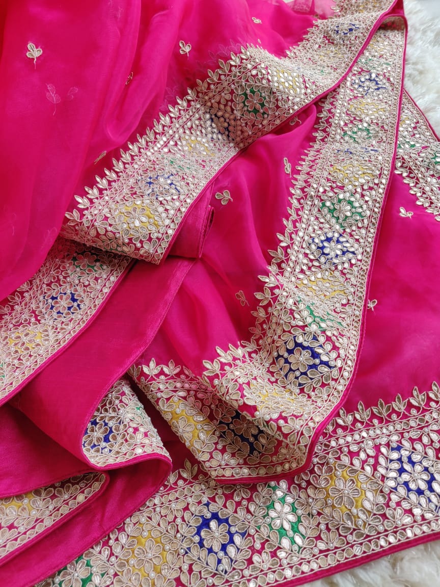 Rani gottapatti saree - Saffronfashionindia