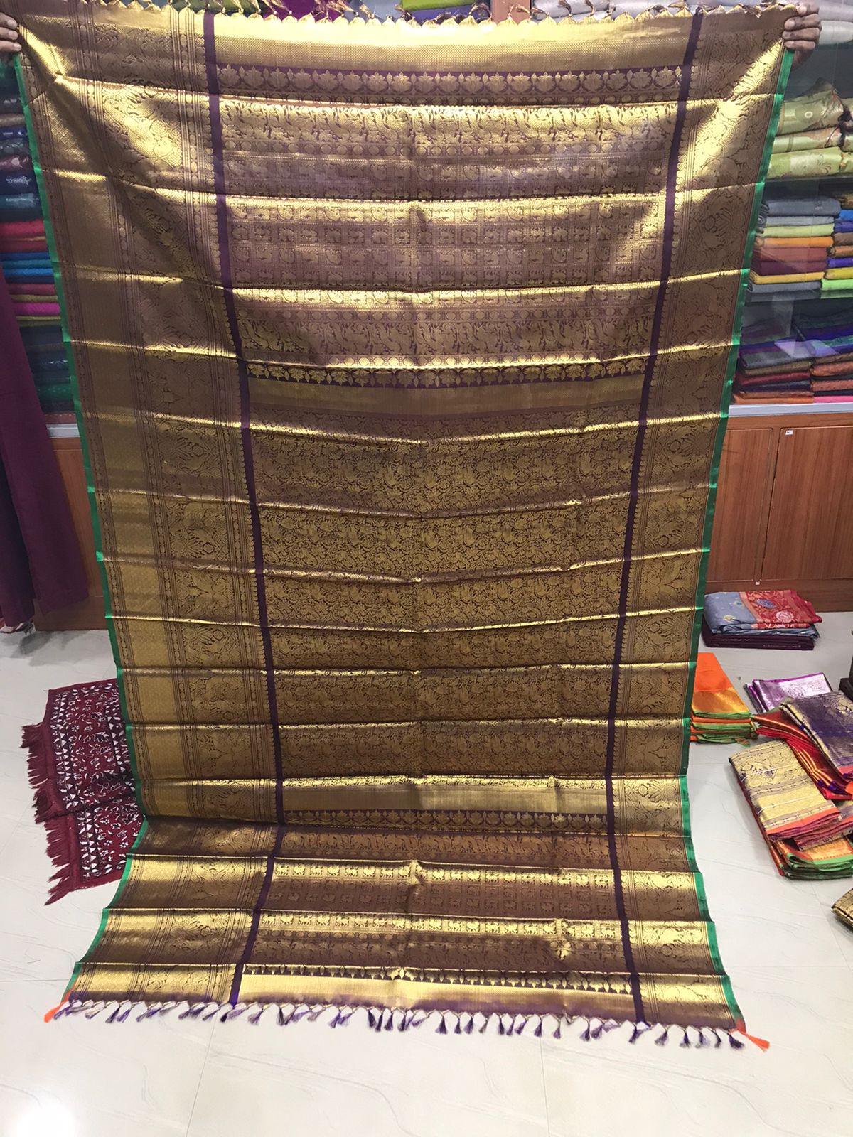 Indian heritage inspired dupatta - Saffronfashionindia