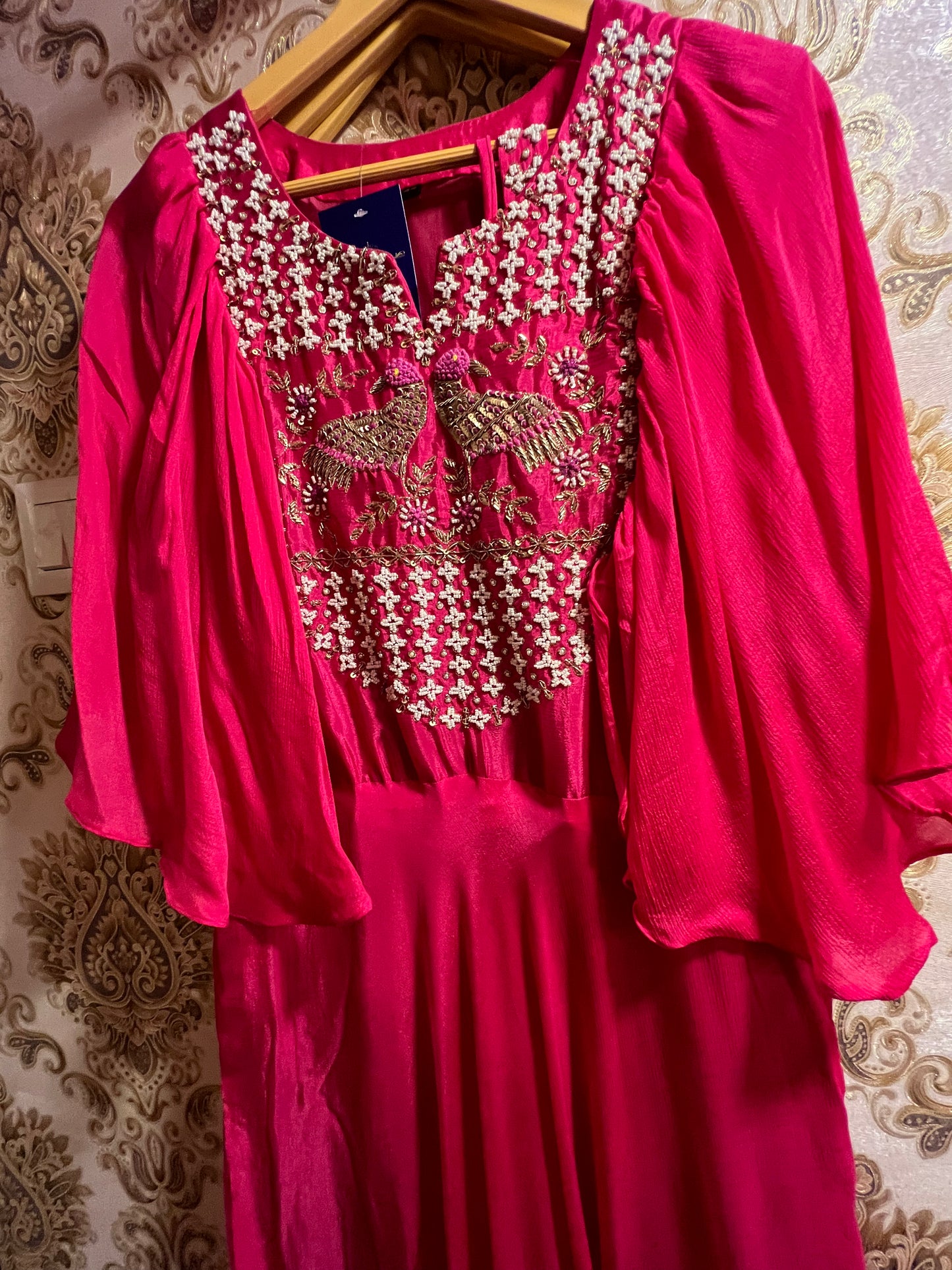 Valentine inspired dress,,,,gown - Saffronfashionindia