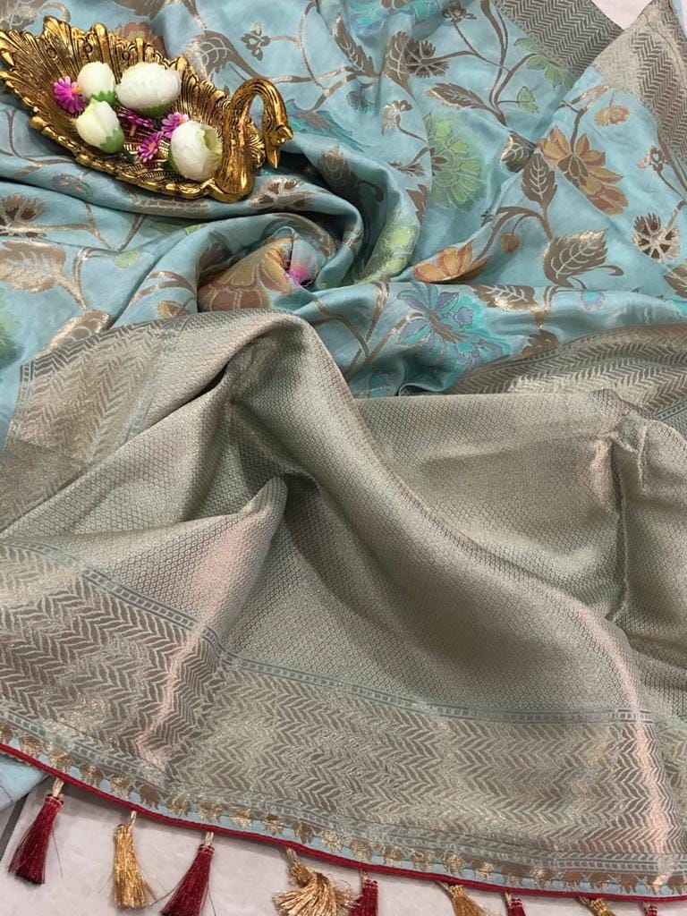 Rasam silk saree - Saffronfashionindia