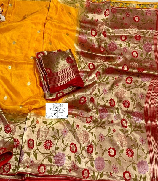 Banarsi bridal saree - Saffronfashionindia