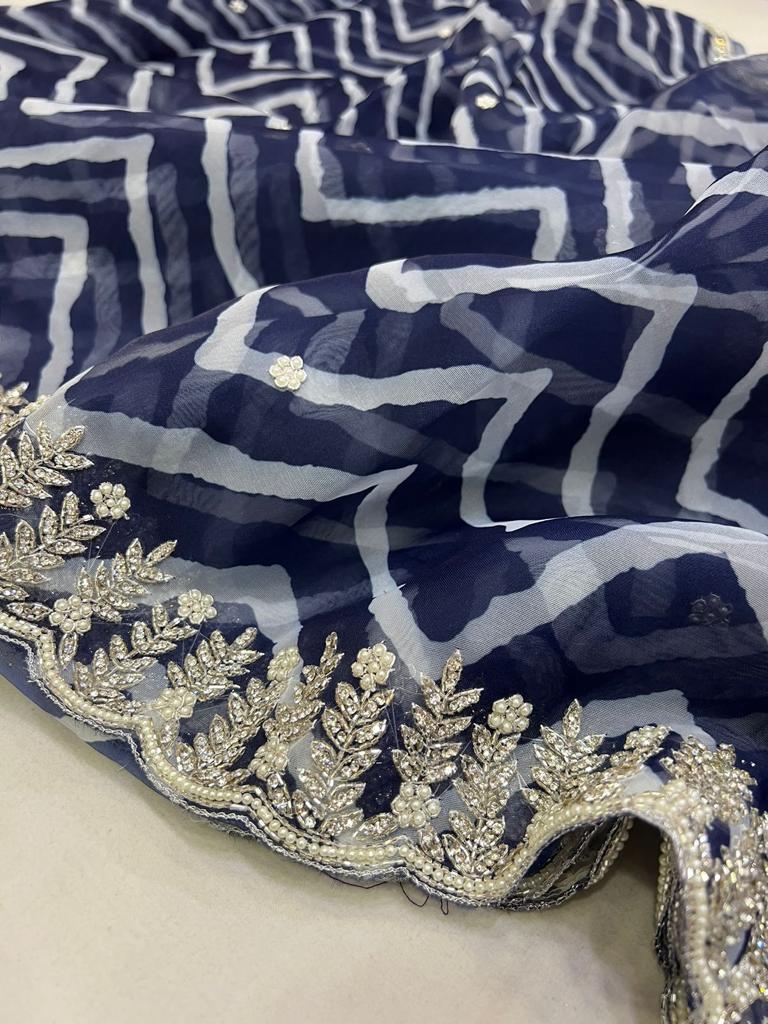Falecia moti jarkan saree - Saffronfashionindia